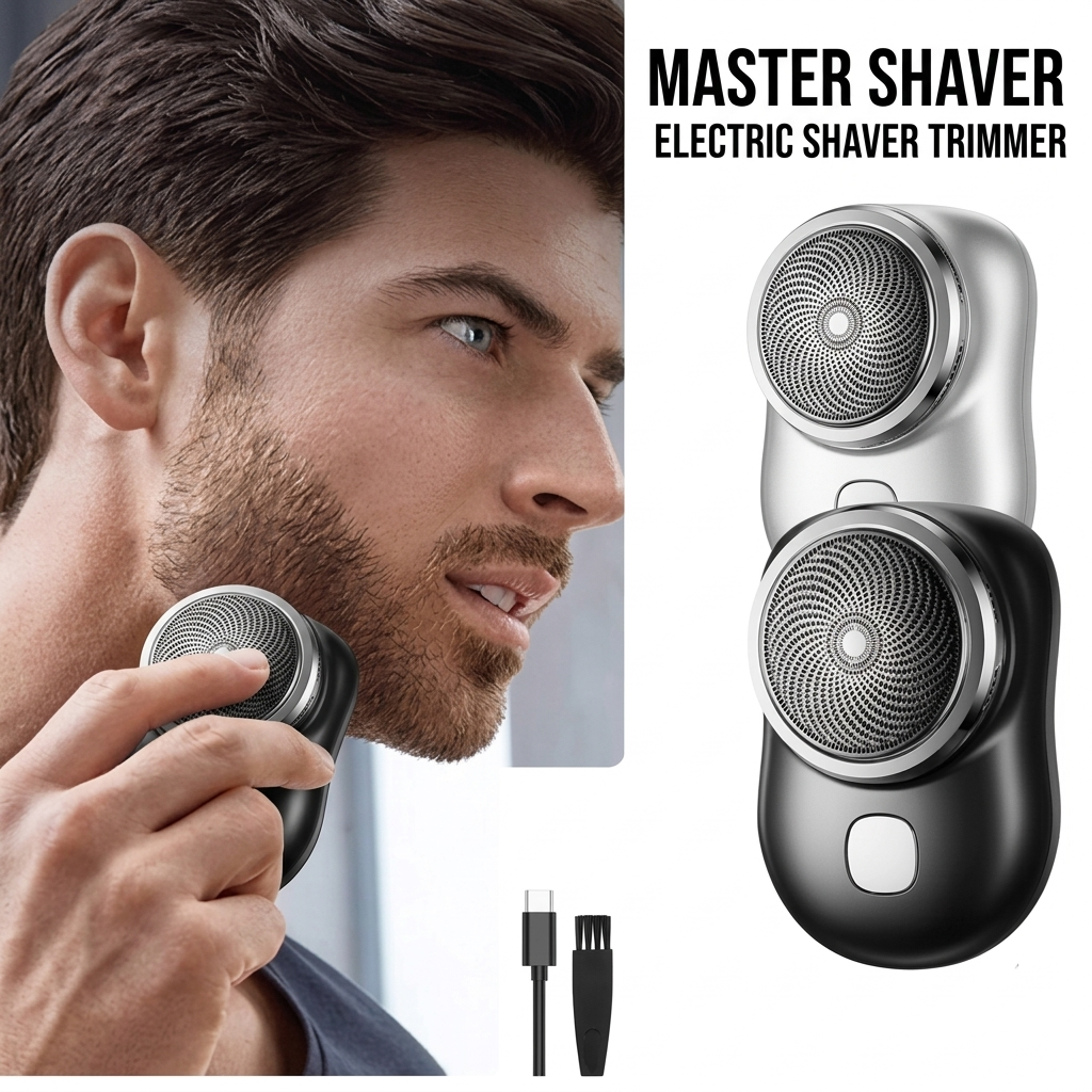 Mini Portable Trimmer for Men | Rechargeable Beard & Hair Trimmer