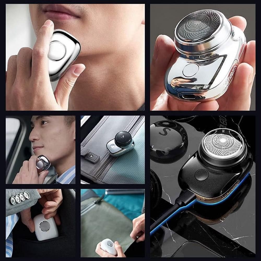 Mini Electric Shaver – Portable USB Rechargeable Shaver for Men | Travel-Friendly