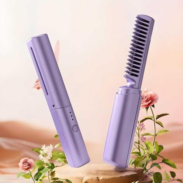 Meneflix Portable & Rechargeable Mini Hair Straightener.