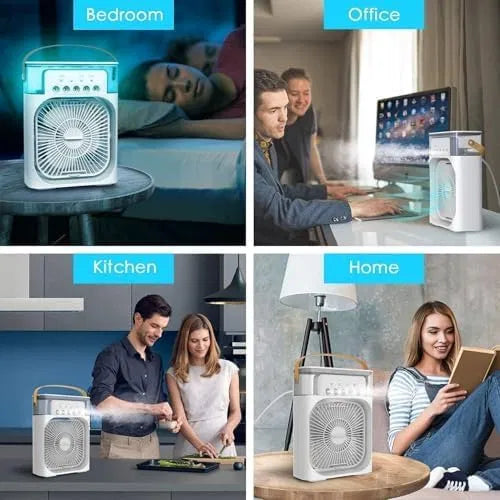 Portable USB Air Cooler Fan with Water Cooling – Mini Personal AC